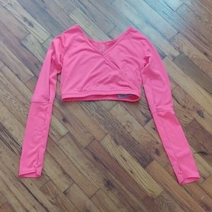 Champion long sleeve crop top